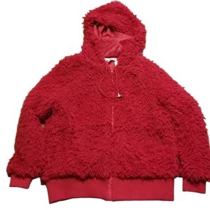 Say What? Faux Fur Hooded Jacket
